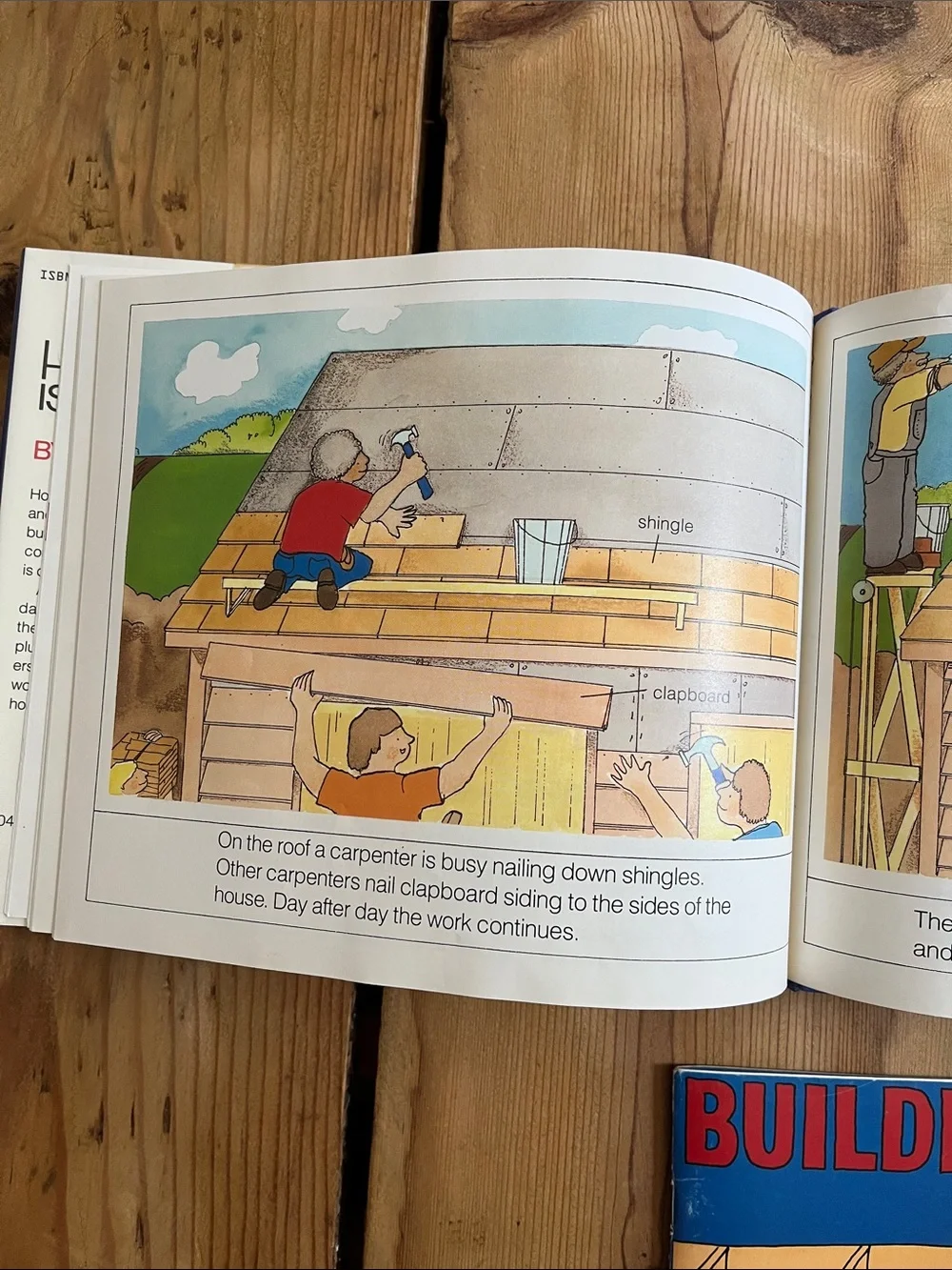Set/2 Simple Construction Books Illustrated for Children HC How To Build A House